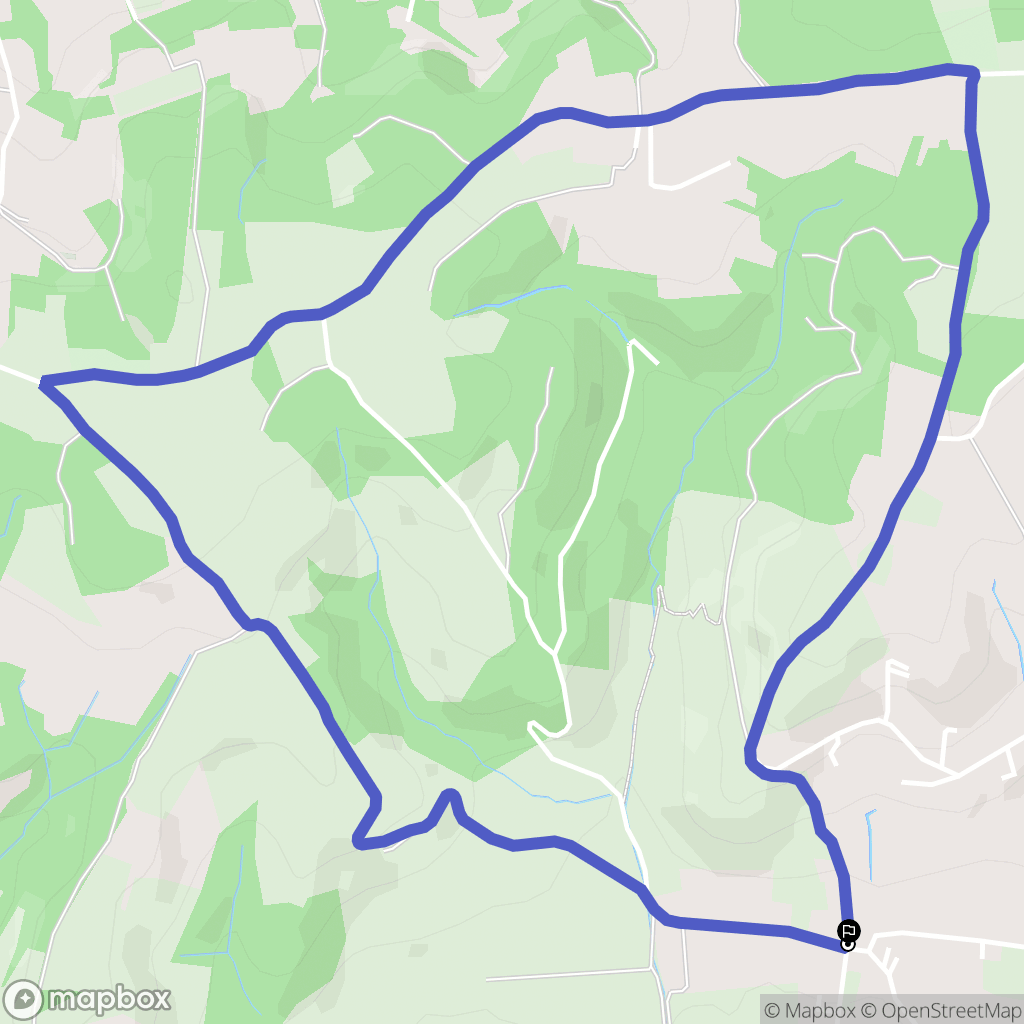 Villette-de-Vienne : carte du parcours de randonnée - France