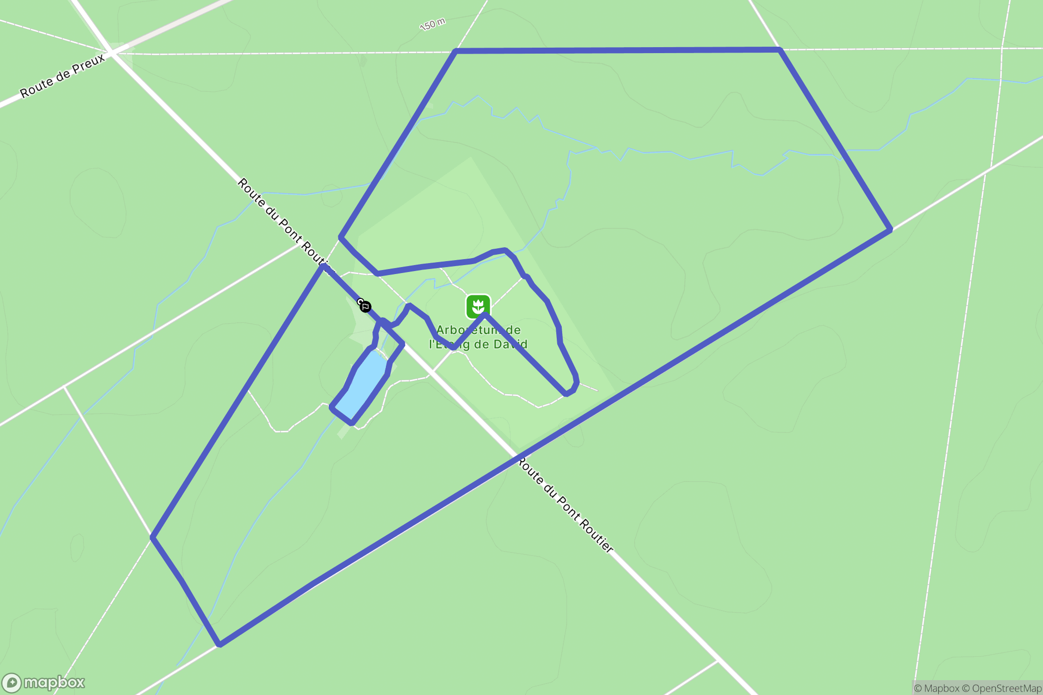 Locquignol : carte du parcours de randonnée - France