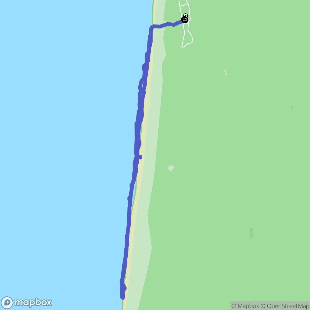 Lacanau : carte du parcours de randonnée - France