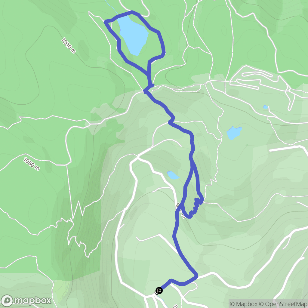 La Bresse : carte du parcours de randonnée - France