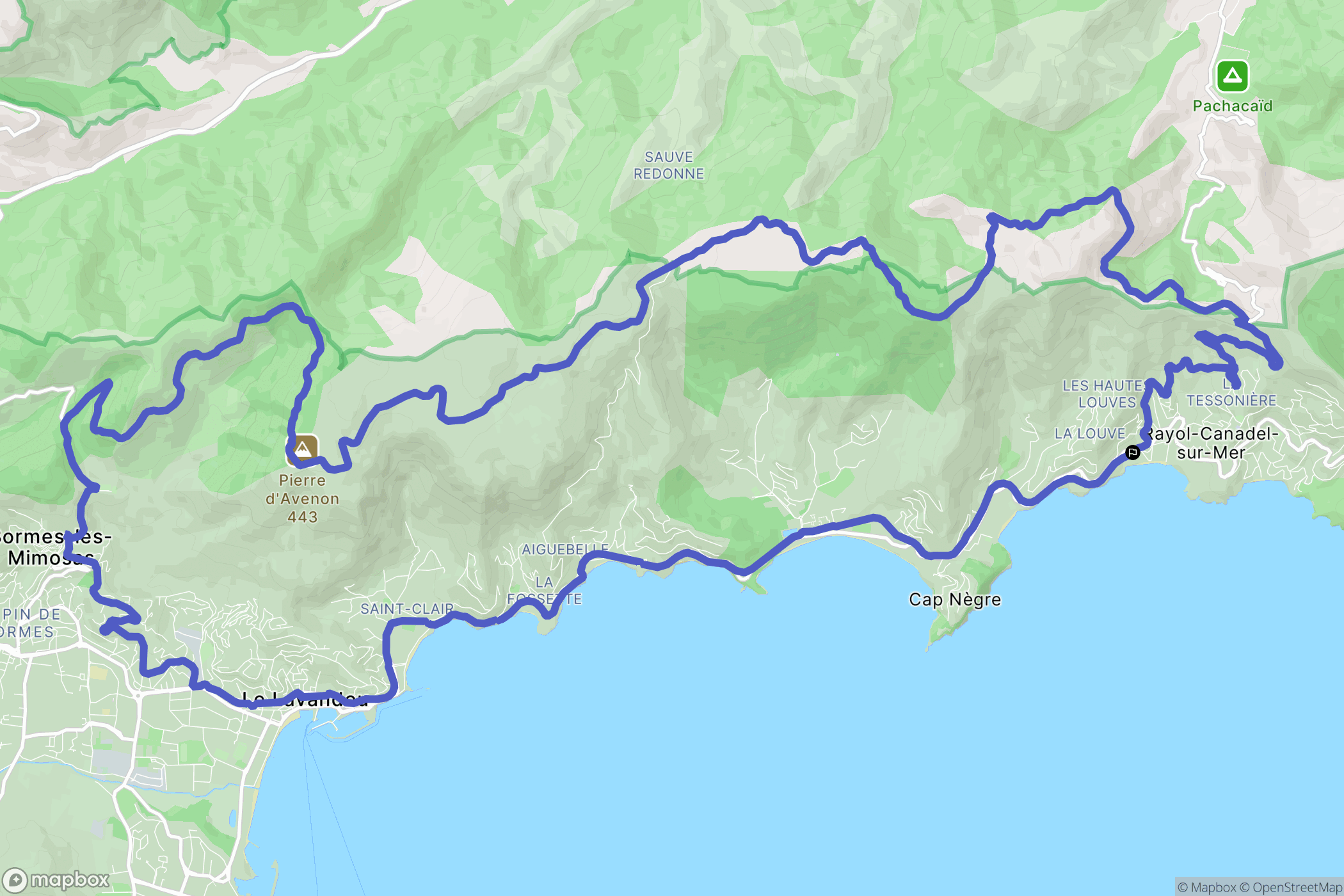 Rayol-Canadel-sur-Mer: routekaart voor buitenactiviteiten - France