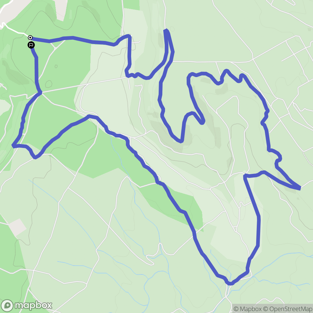 Rognac : carte du parcours de randonnée - France