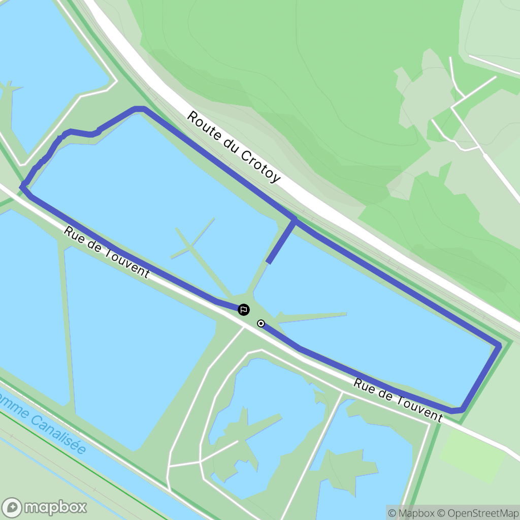 Grand-Laviers : carte du parcours de randonnée - France