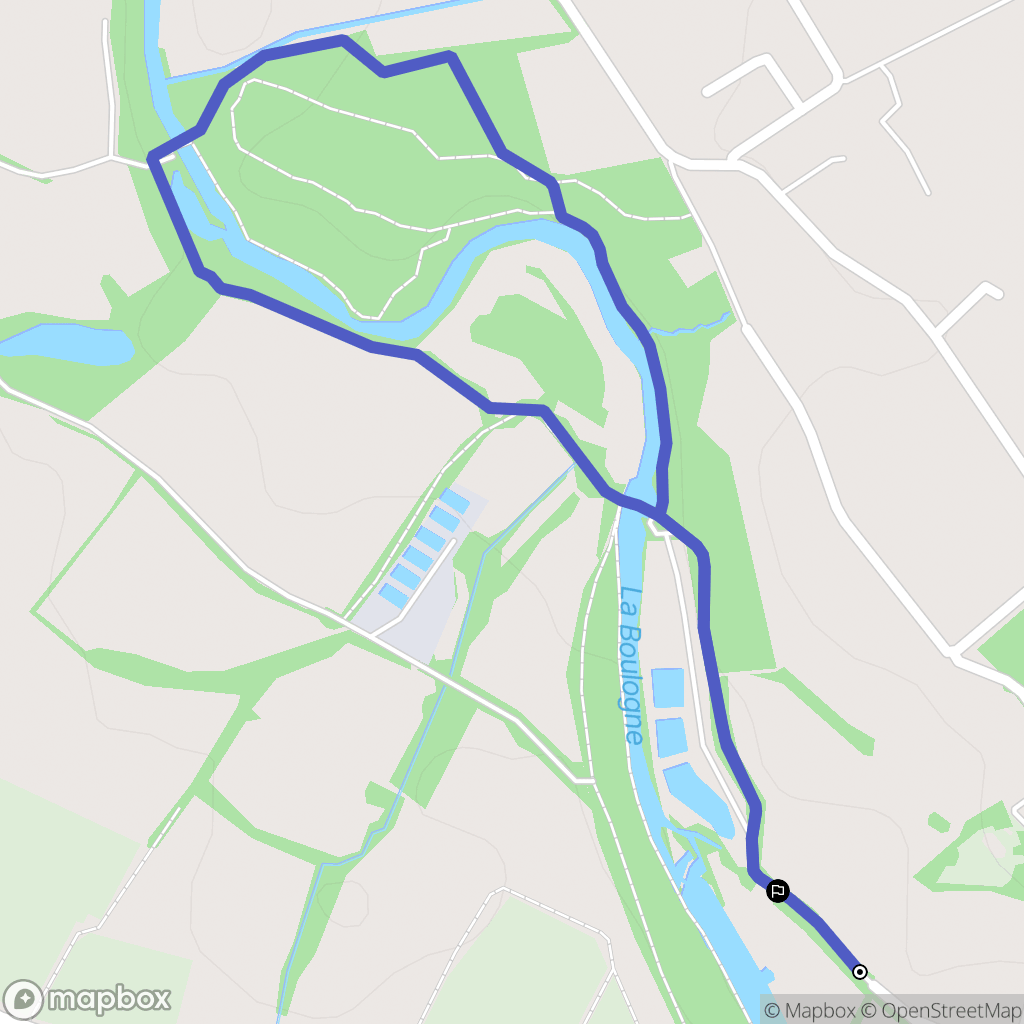 Rocheservière : carte du parcours de randonnée - France