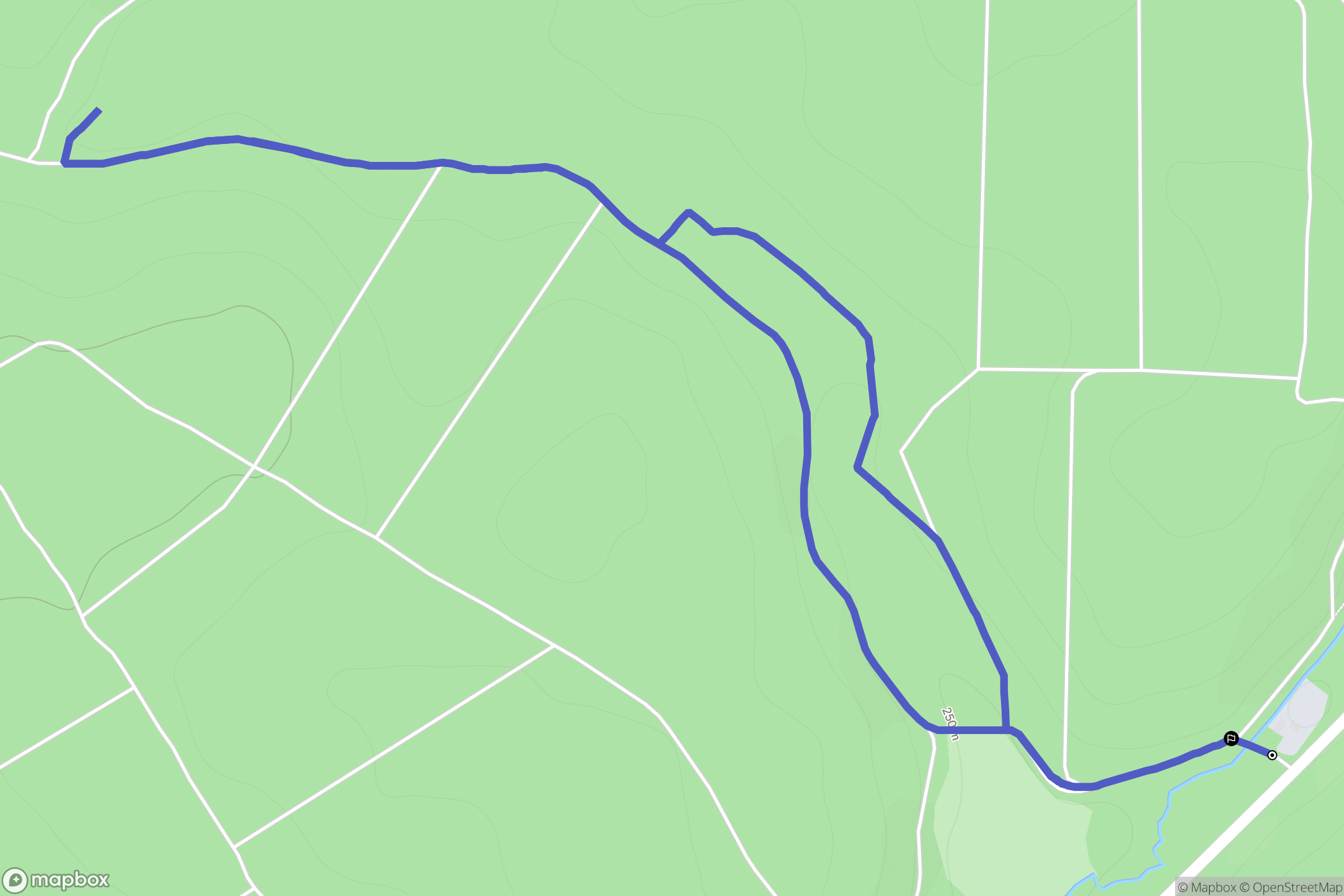 Neuvelle-lès-Cromary : carte du parcours de randonnée - France