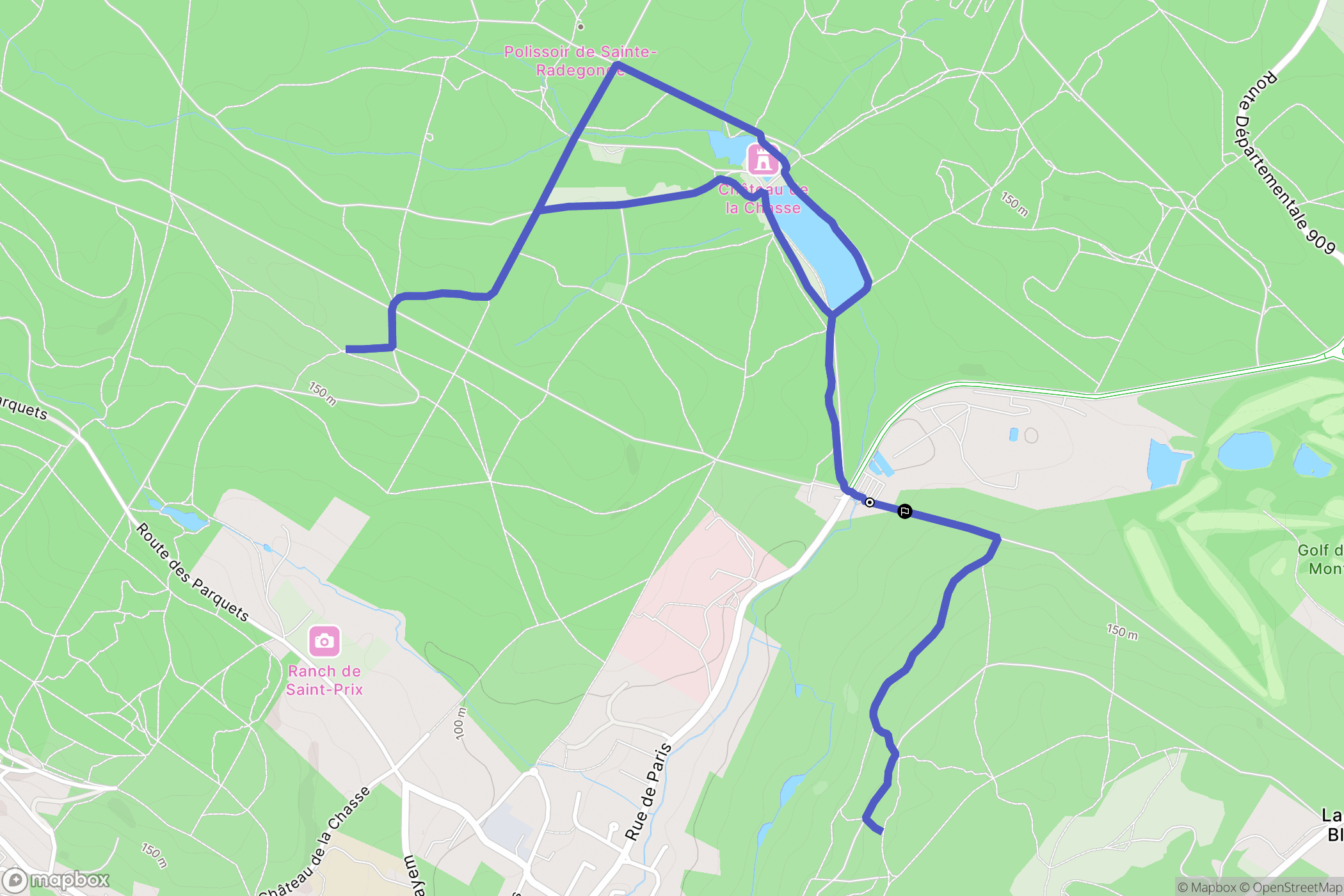 Montlignon: routekaart voor buitenactiviteiten - France