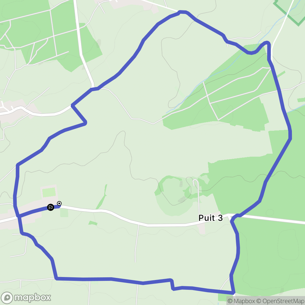 Gunstett : carte du parcours de randonnée - France