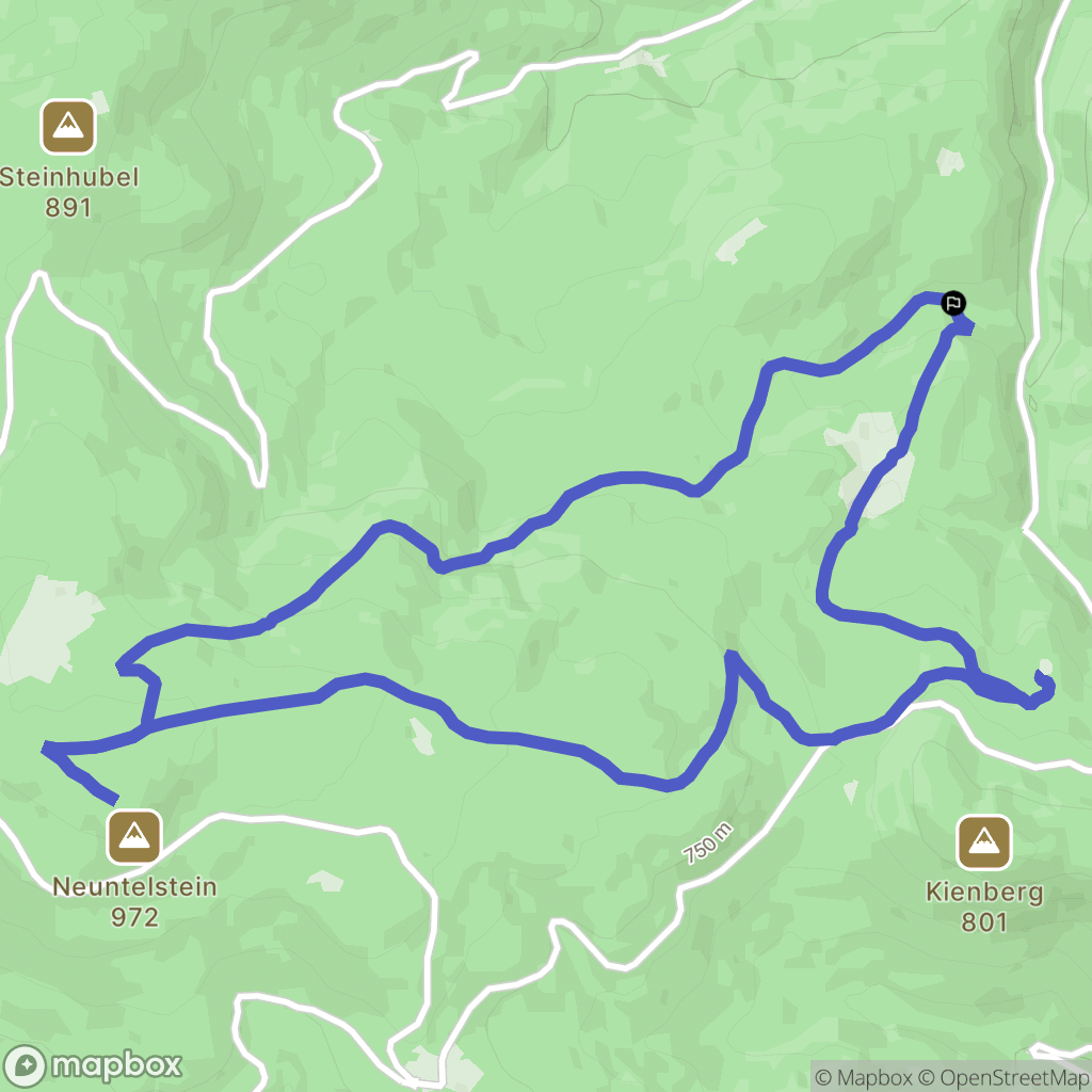 Ottrott : carte du parcours de randonnée - France