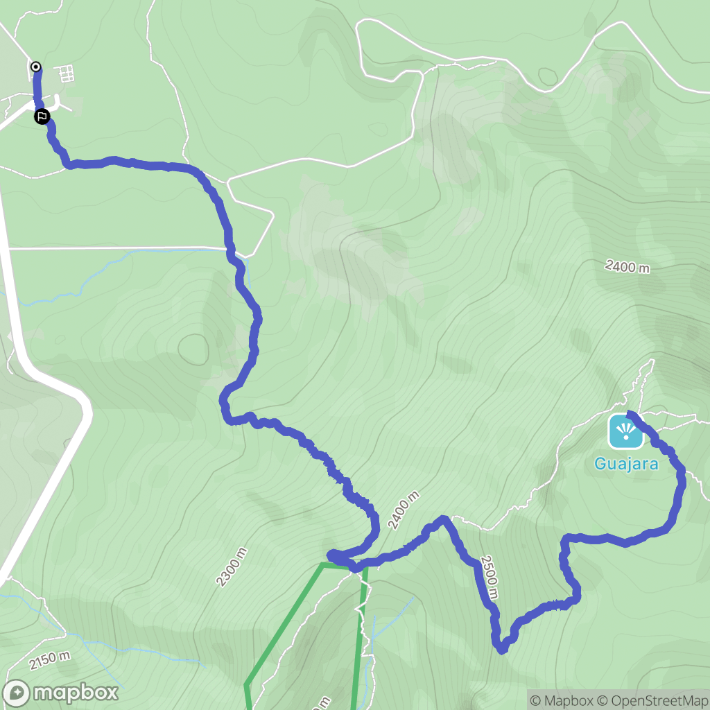 Paradores Cañadas del Teide : carte du parcours de randonnée - Spain