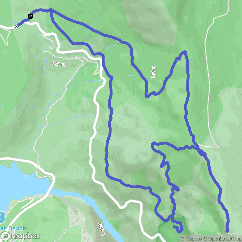 Moustiers-Sainte-Marie : carte du parcours de randonnée - France