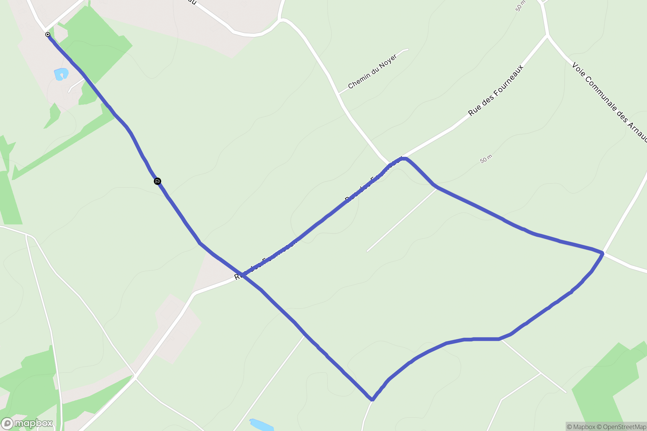 Moutiers-sur-le-Lay : carte du parcours de randonnée - France