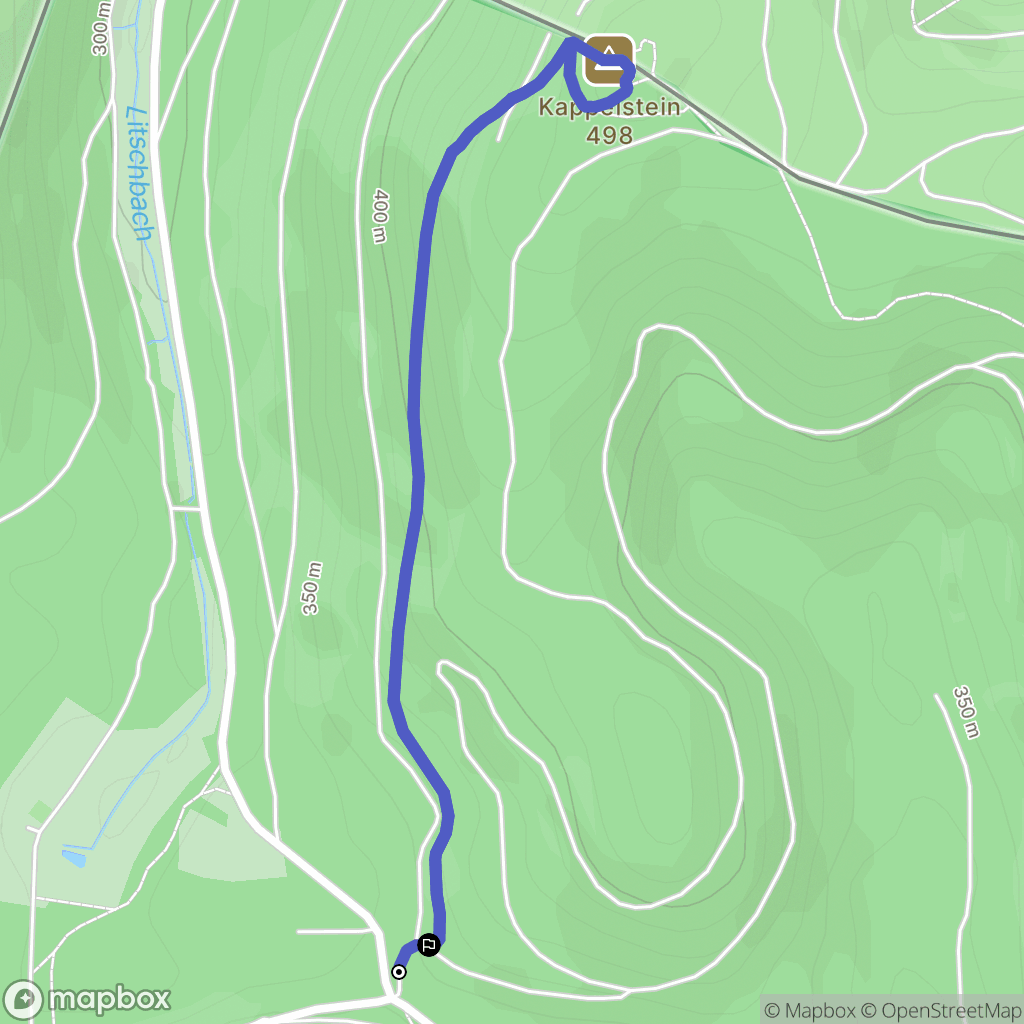 Wingen : carte du parcours de randonnée - France