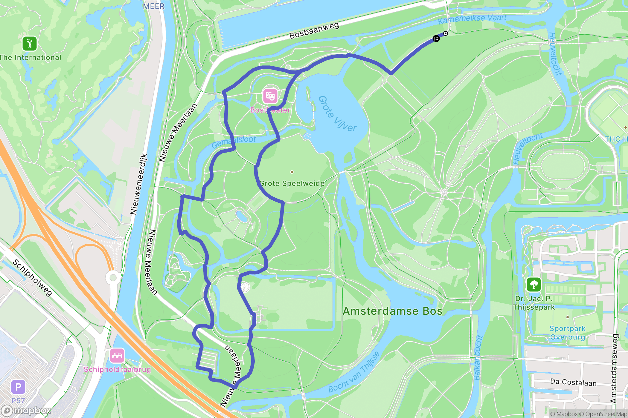 Amstelveen: routekaart voor buitenactiviteiten - Netherlands
