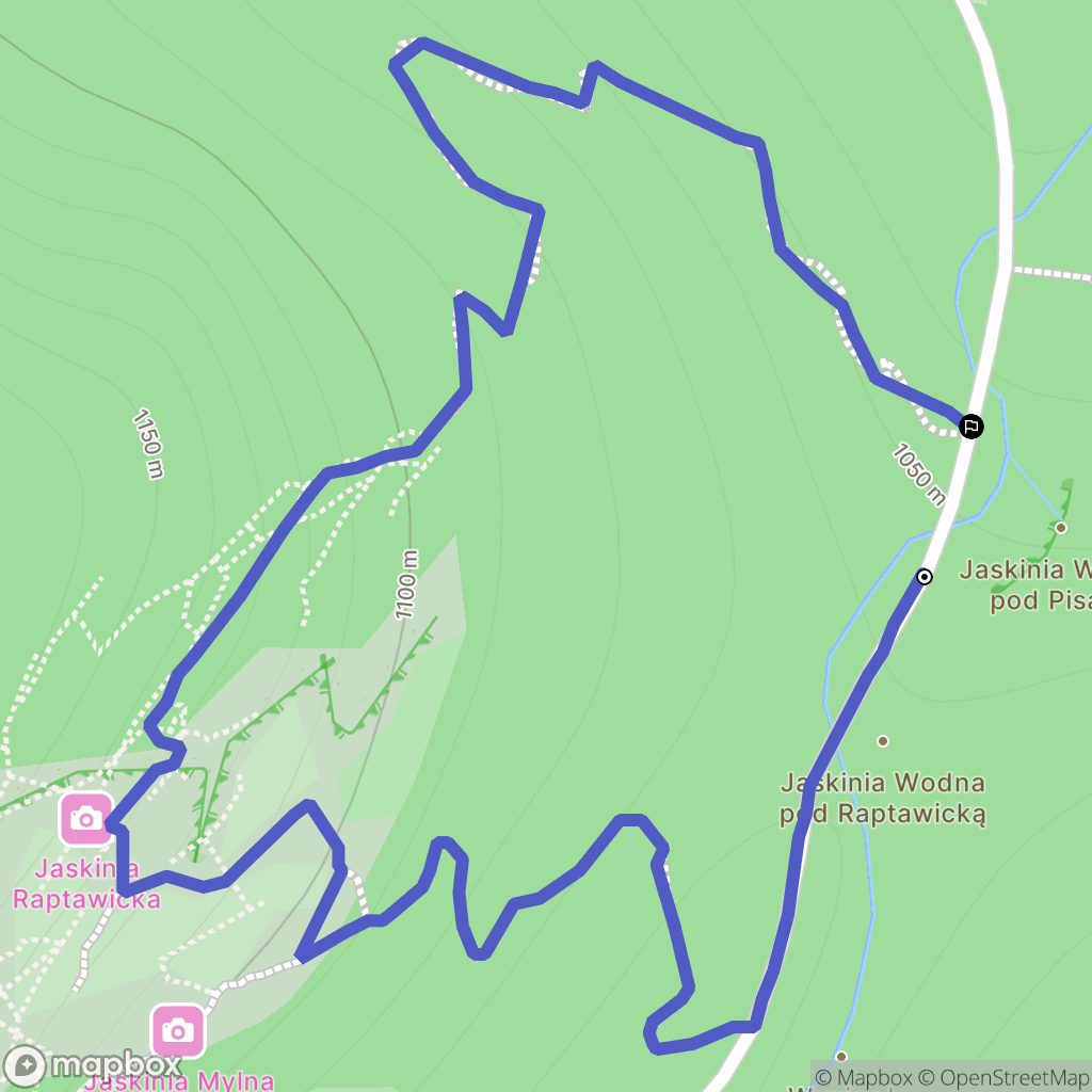 Zakopane: mapa trasy - Poland