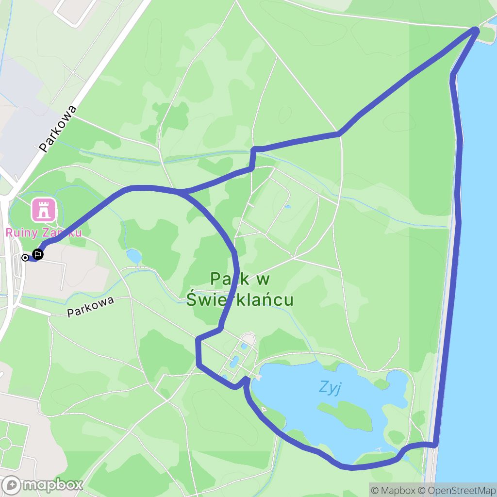 Świerklaniec: mapa trasy - Poland
