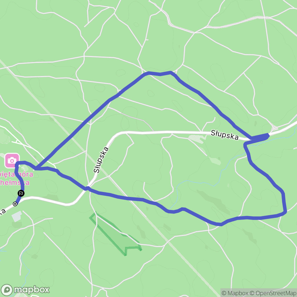 Koszalin: mapa trasy - Poland