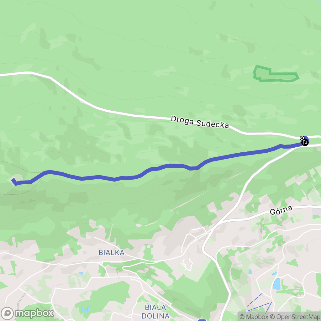 Szklarska Poręba: mapa trasy - Poland