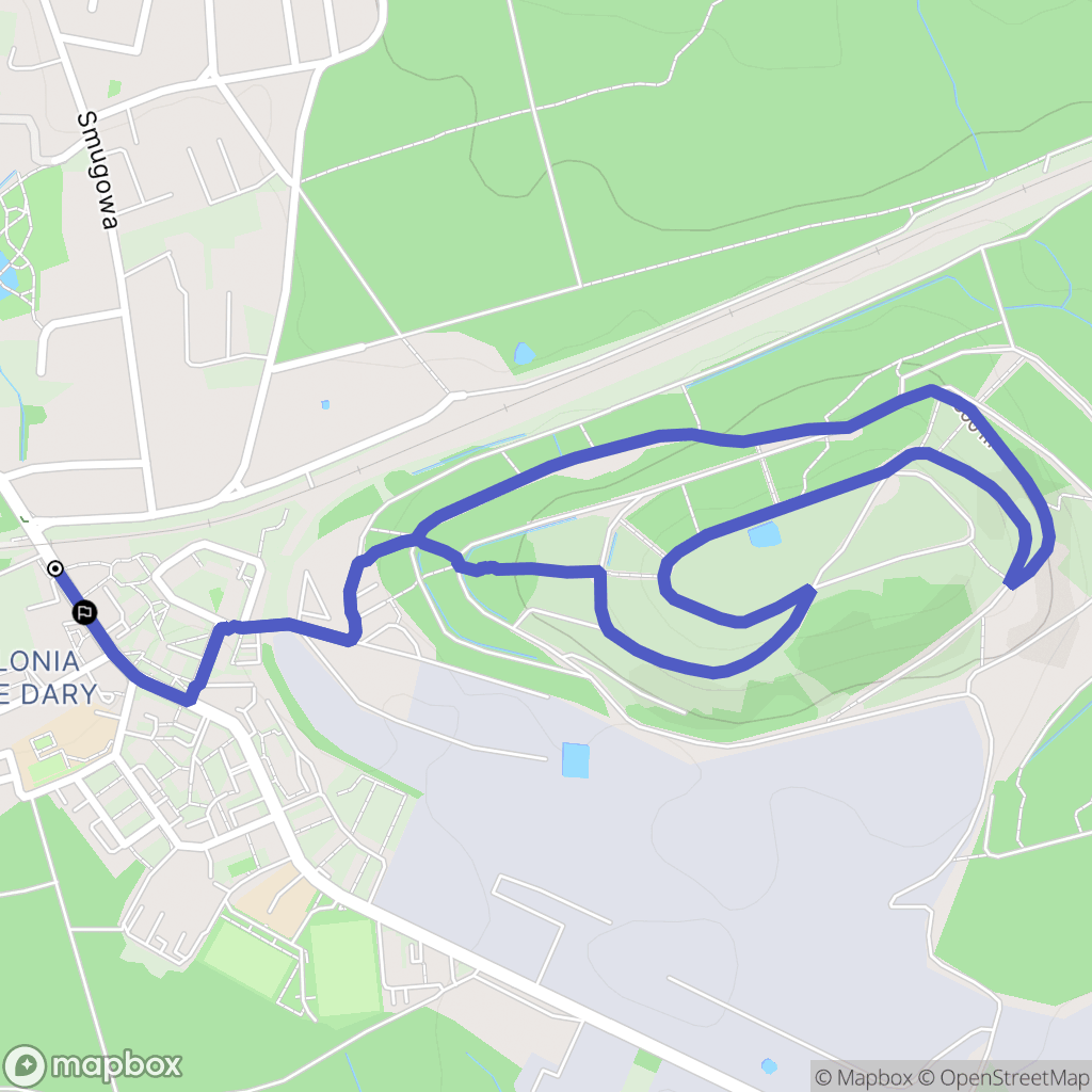 Katowice: mapa trasy - Poland