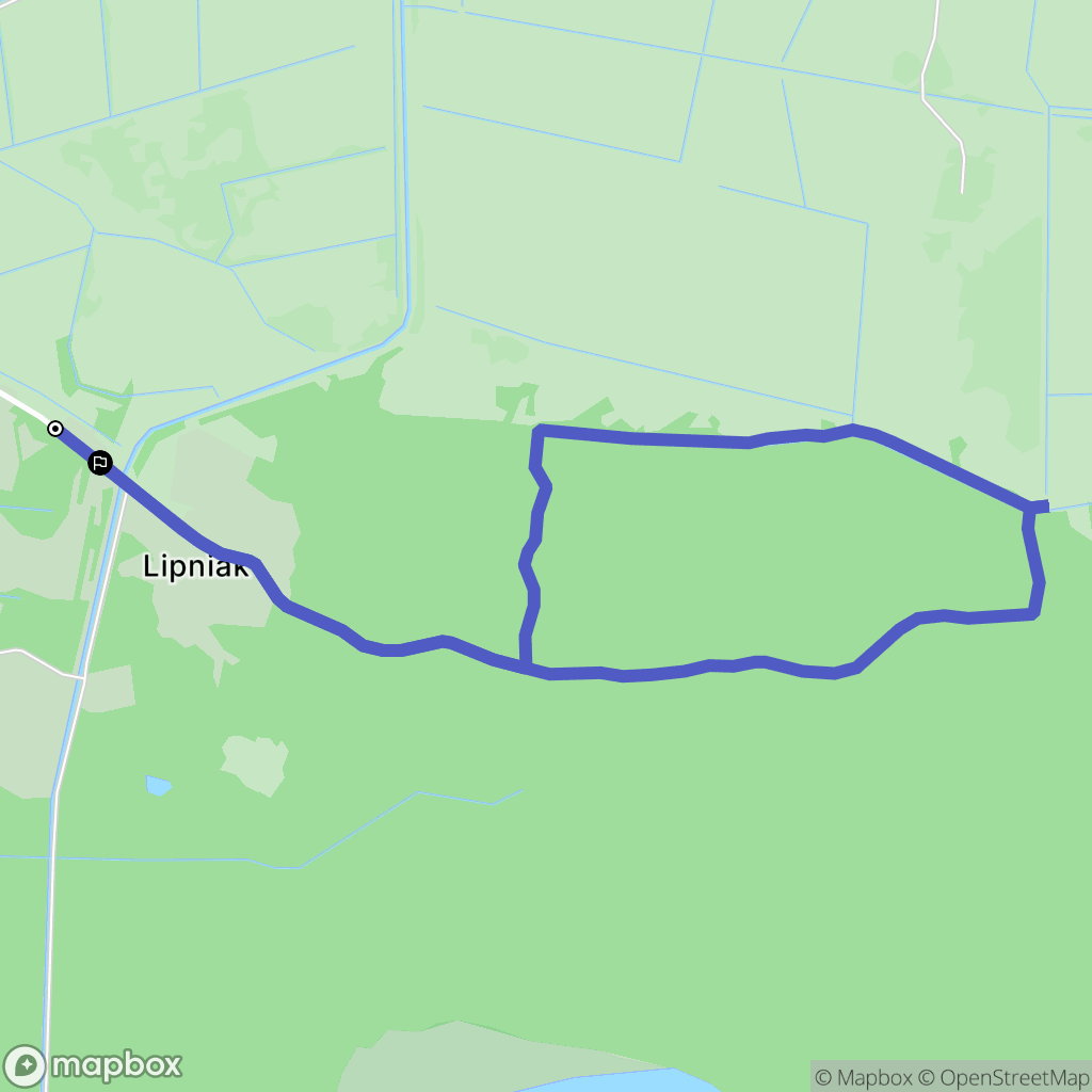 Lipniak: mapa trasy - Poland