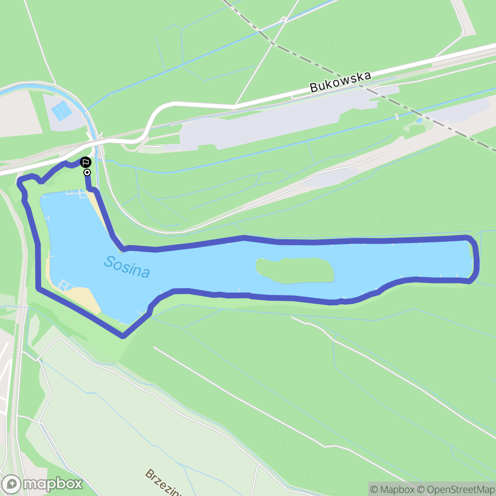 Jaworzno: mapa trasy - Poland