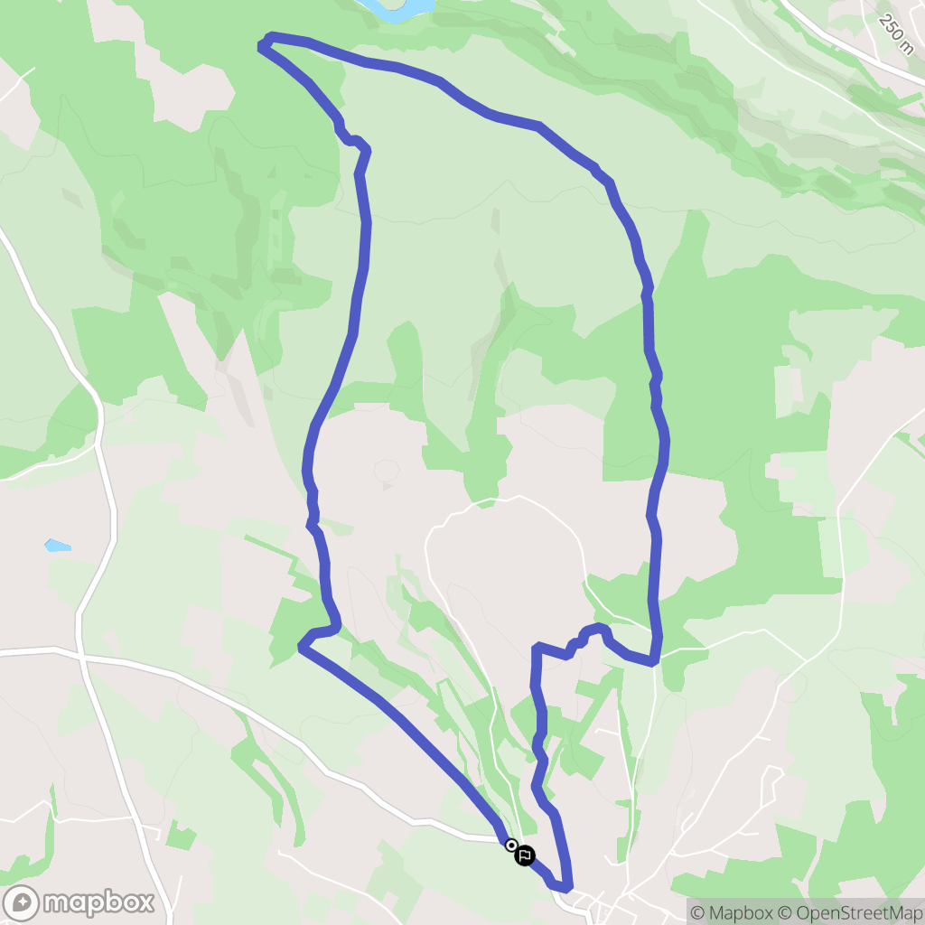 Ventenac-Cabardès : carte du parcours de randonnée - France