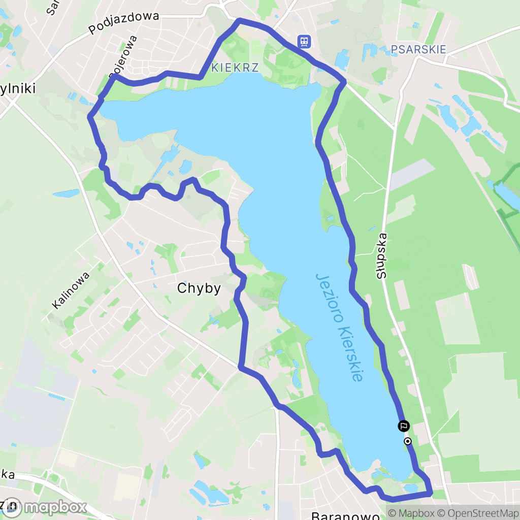Poznań: mapa trasy - Poland
