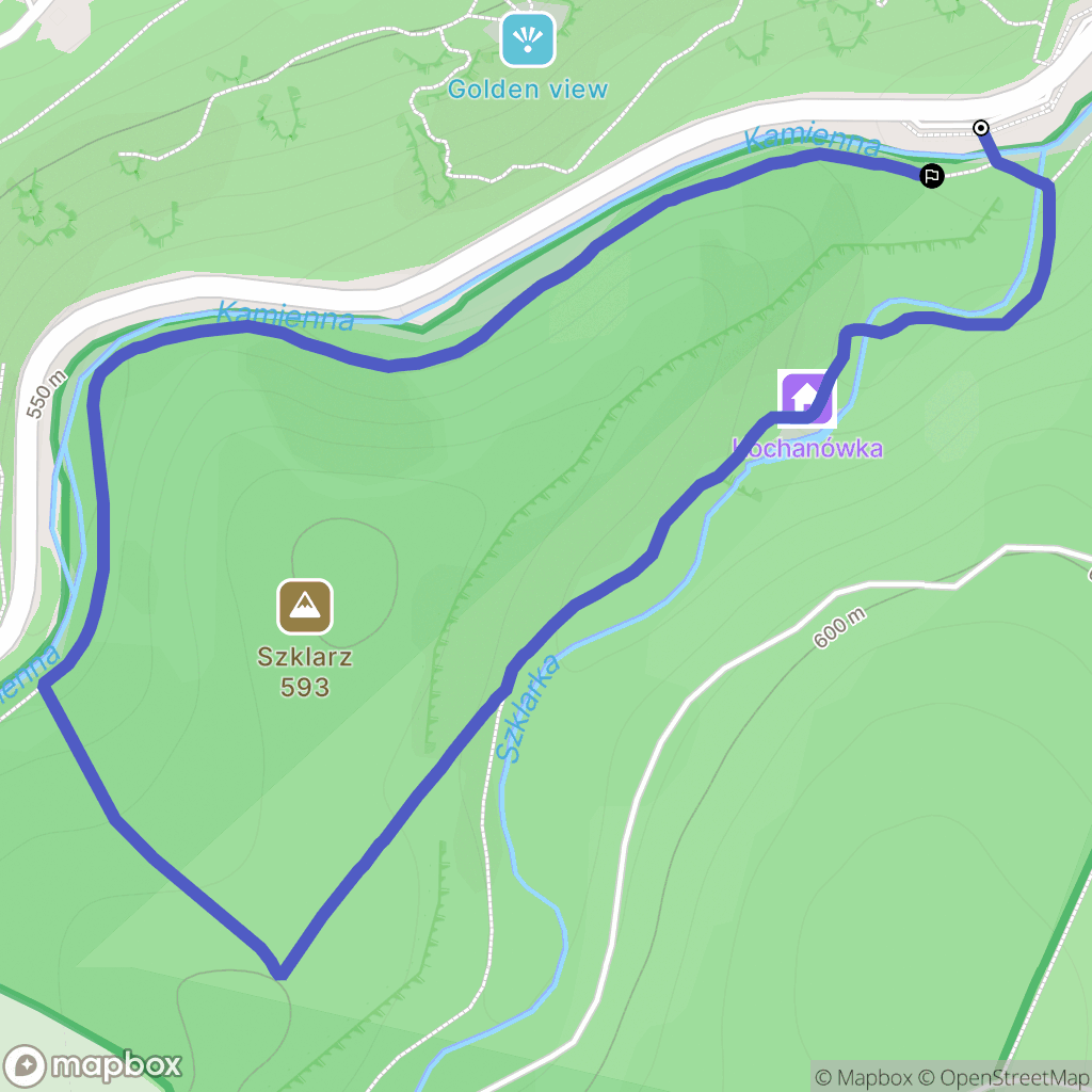 Szklarska Poręba: mapa trasy - Poland
