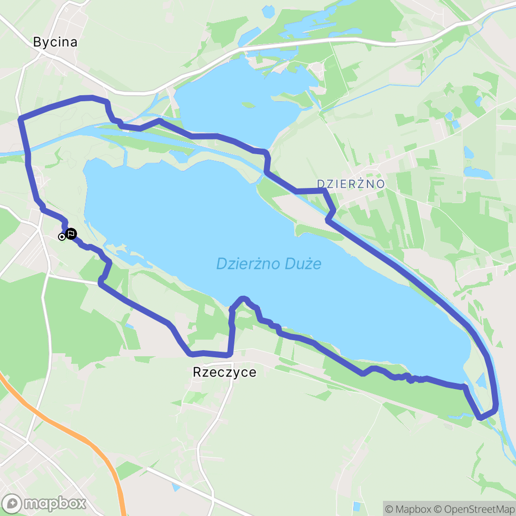 Taciszów: mapa trasy - Poland