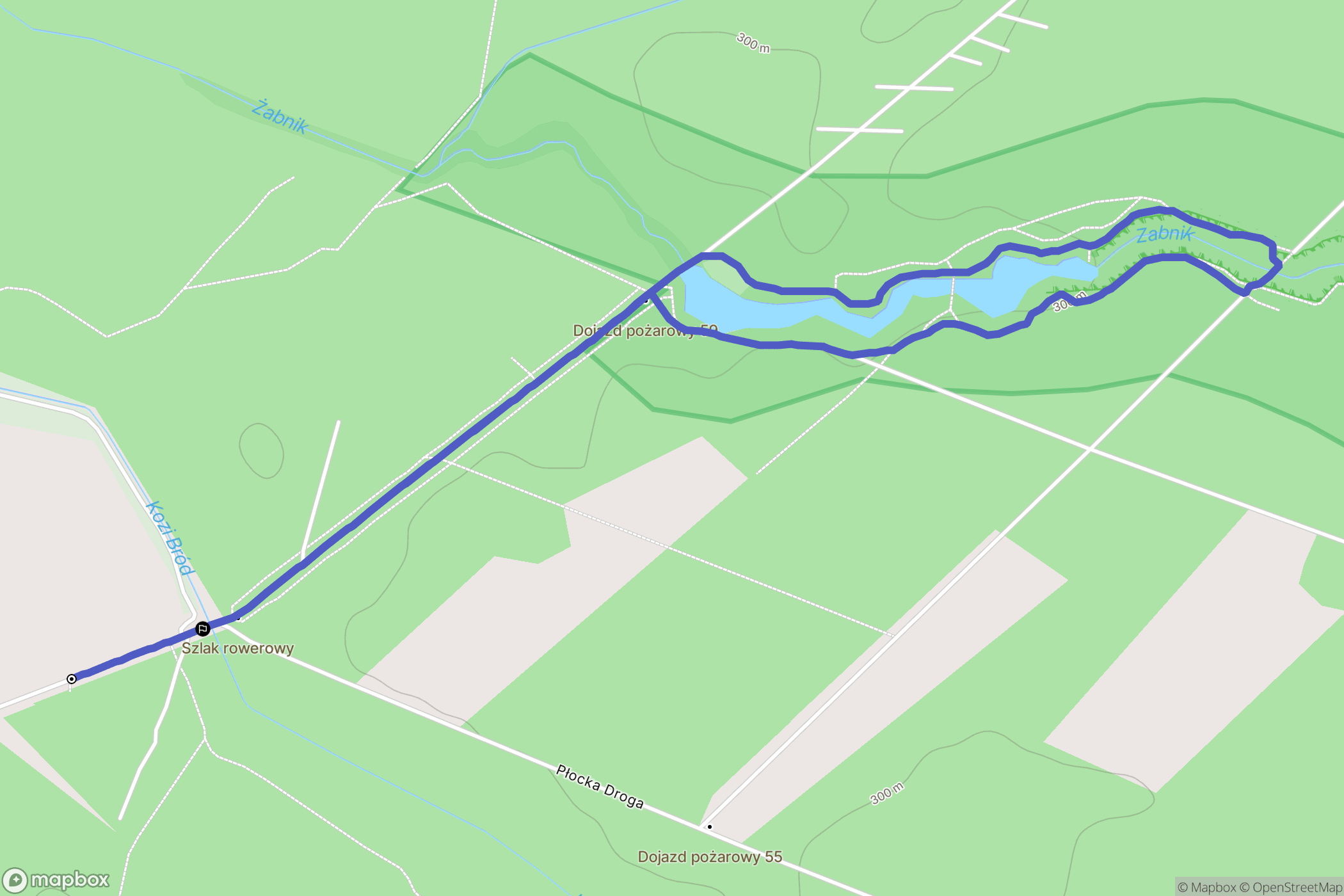 Jaworzno: mapa trasy - Poland