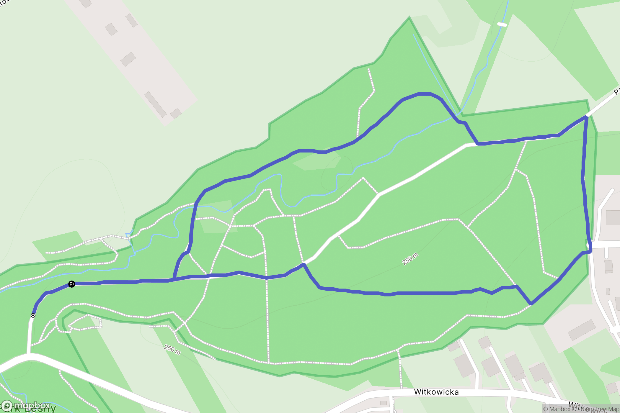 Kraków: mapa trasy - Poland