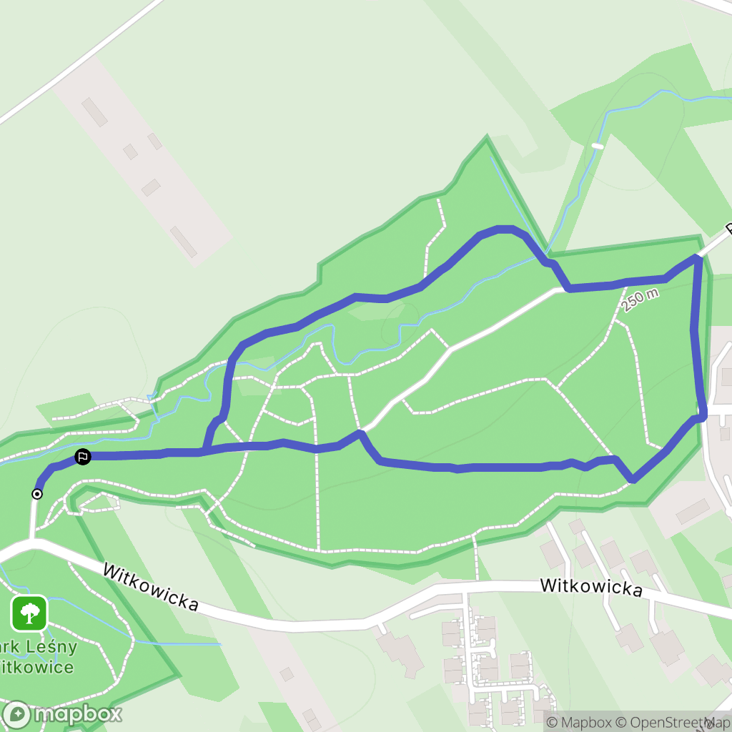 Kraków: mapa trasy - Poland