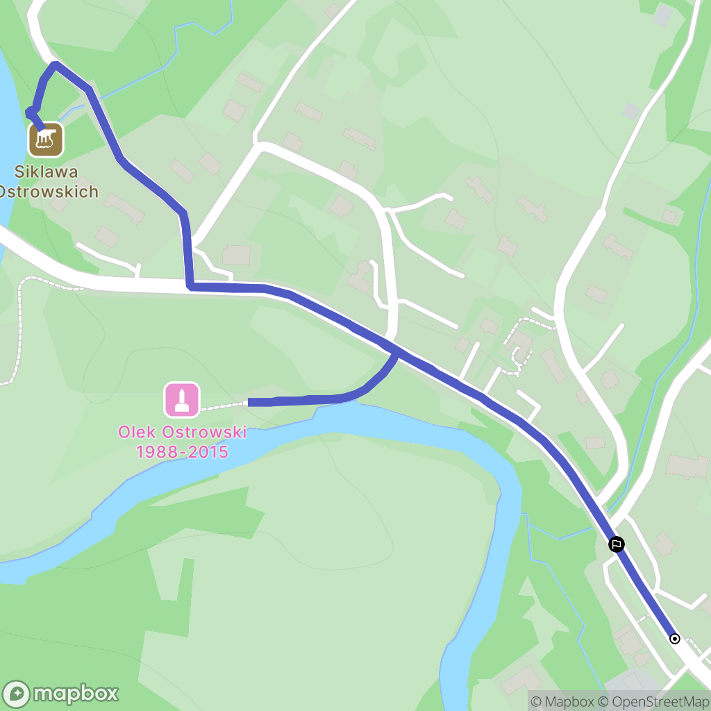 Wetlina: mapa trasy - Poland