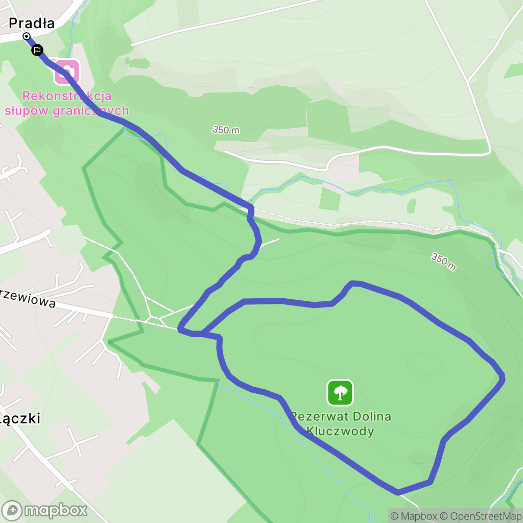 Wierzchowie: mapa trasy - Poland