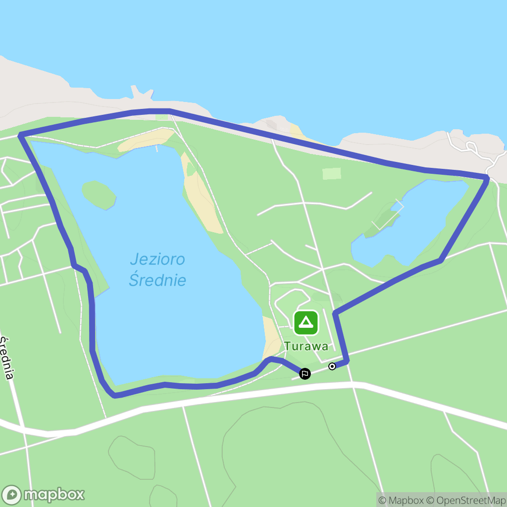 Turawa: mapa trasy - Poland