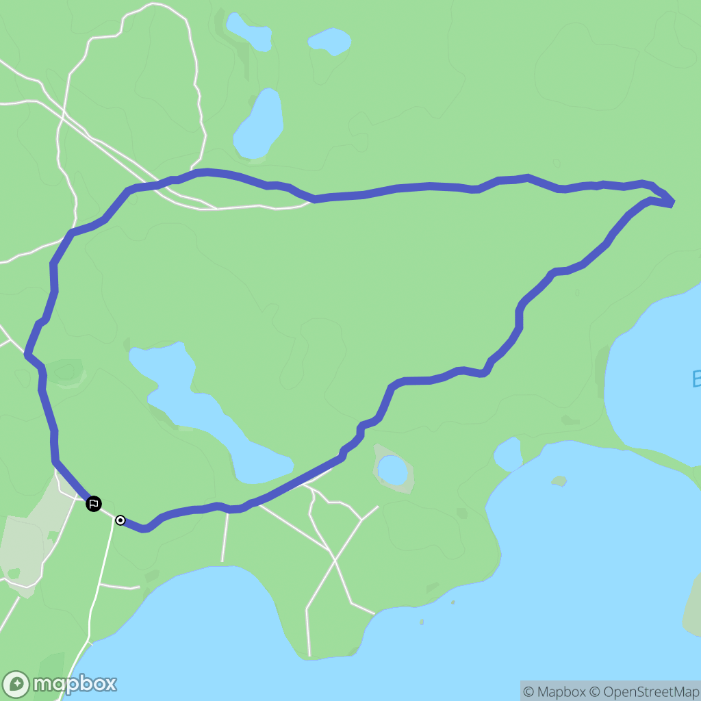 Słupie: mapa trasy - Poland