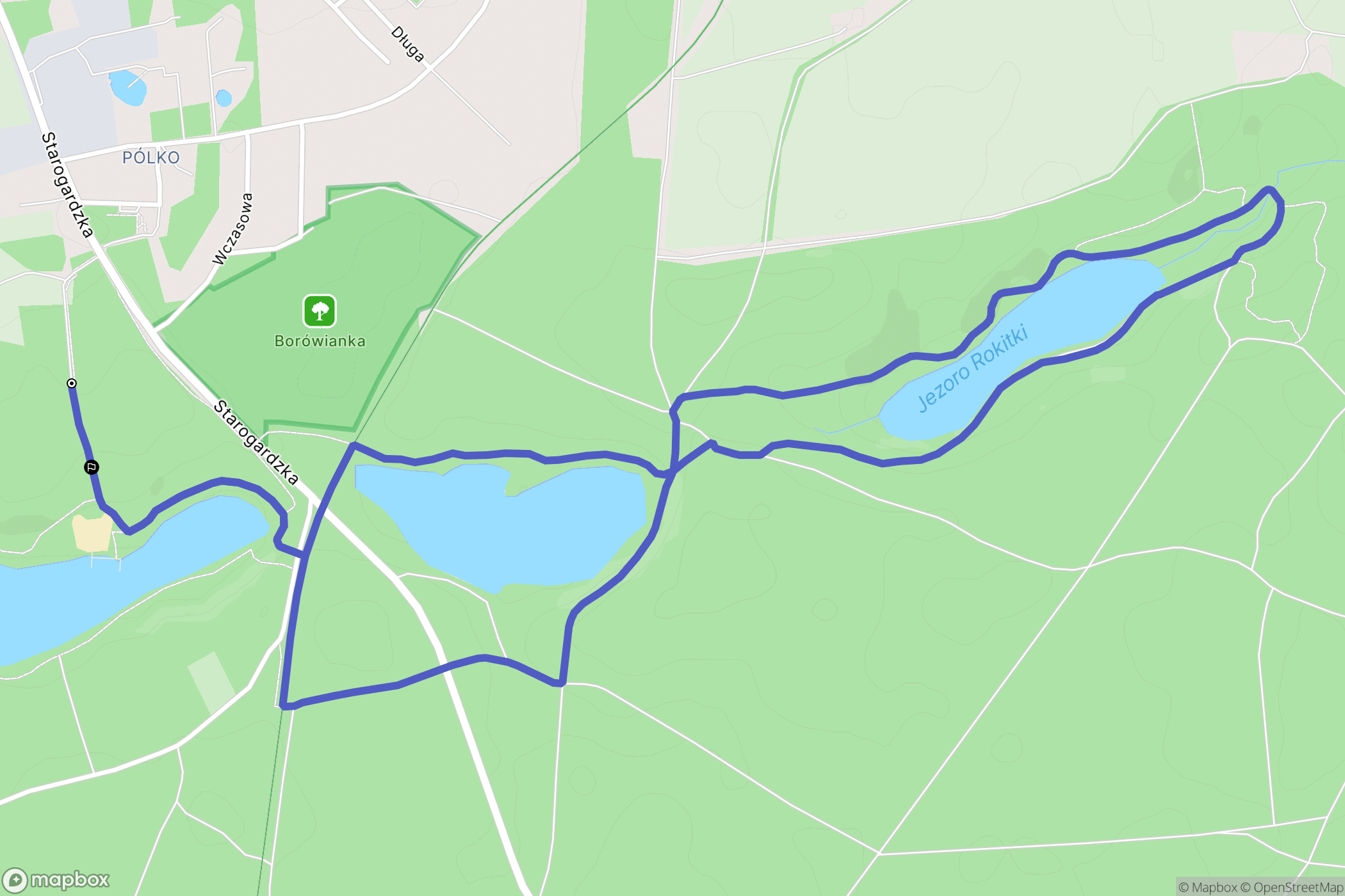 Skarszewy: mapa trasy - Poland