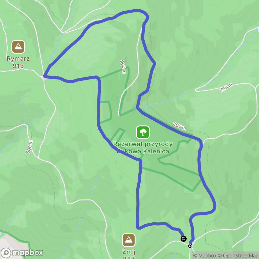 Bielawa: mapa trasy - Poland