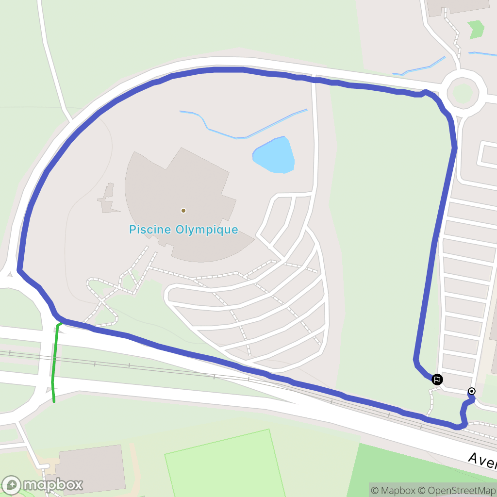 Quetigny : carte du parcours de randonnée - France