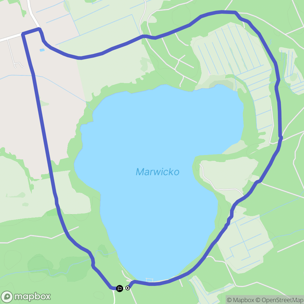 Ściechów: mapa trasy - Poland