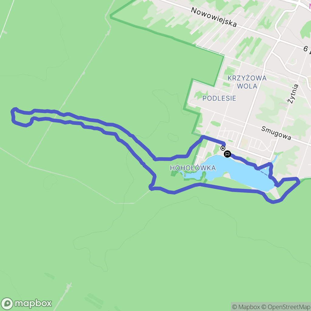 Starachowice: mapa trasy - Poland
