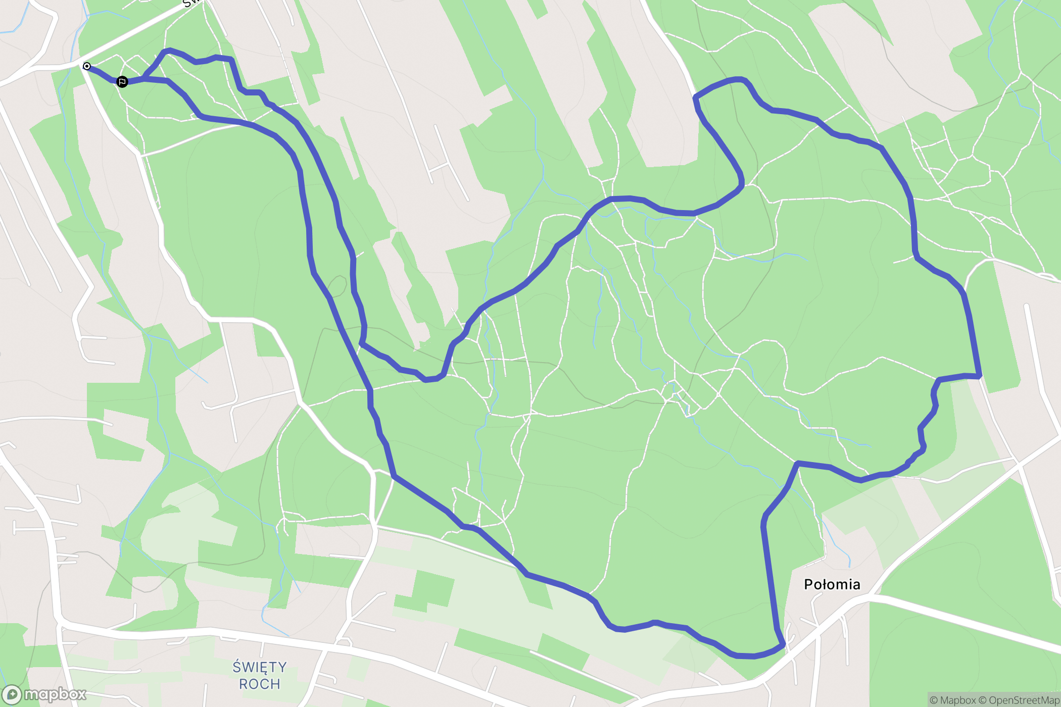 Rzeszów: mapa trasy - Poland
