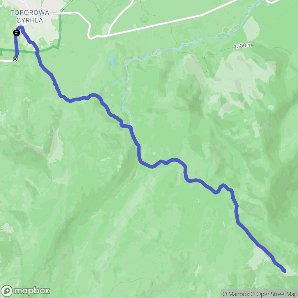 Zakopane: mapa trasy - Poland