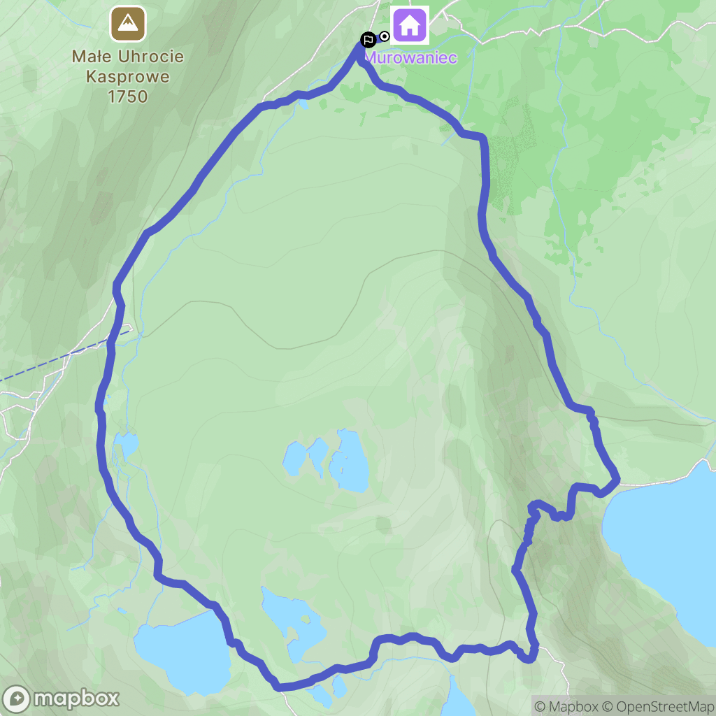 Zakopane: mapa trasy - Poland