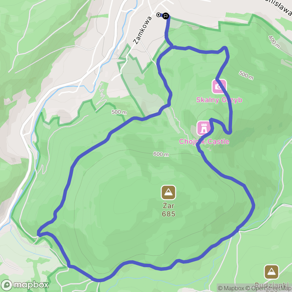 Jelenia Góra: mapa trasy - Poland