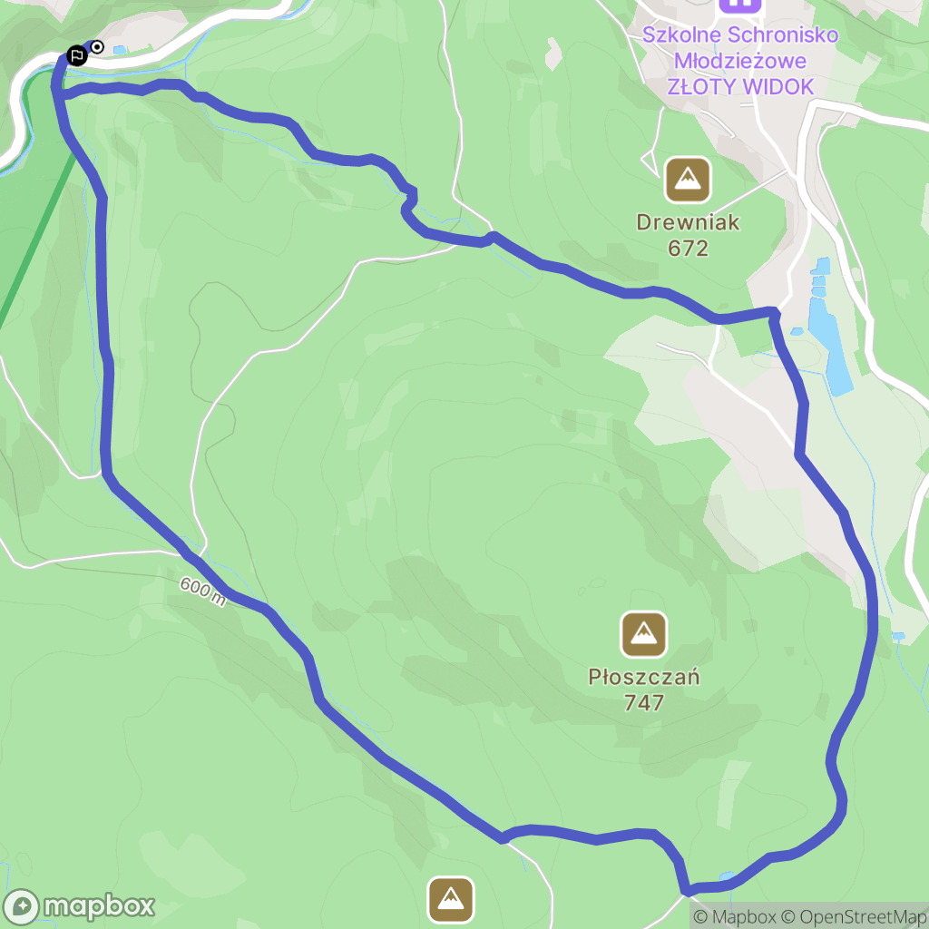 Piechowice: mapa trasy - Poland