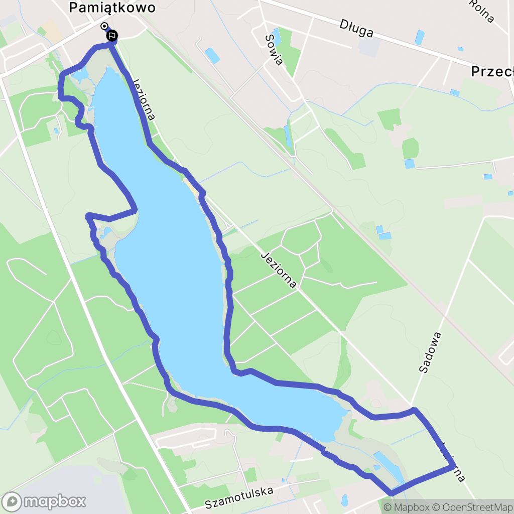 Pamiątkowo: mapa trasy - Poland