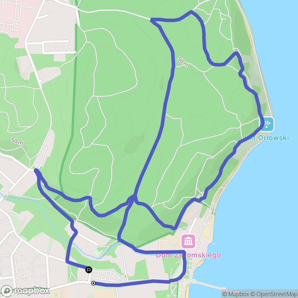 Gdynia: mapa trasy - Poland
