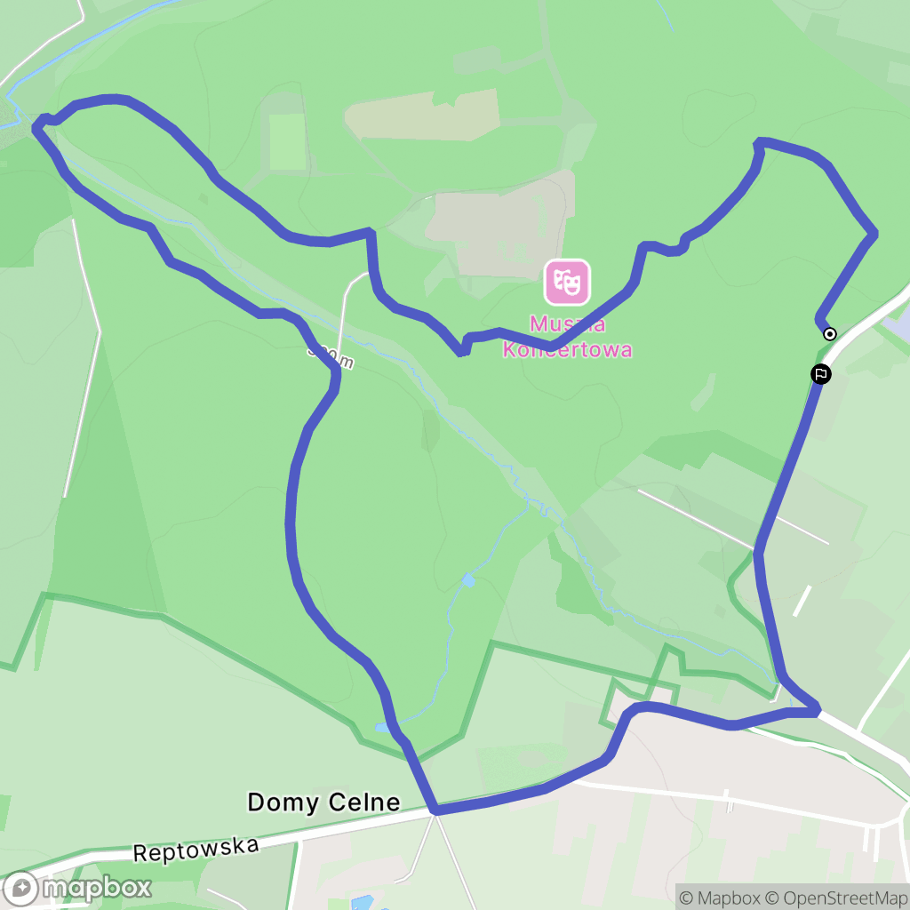 Tarnowskie Góry: mapa trasy - Poland