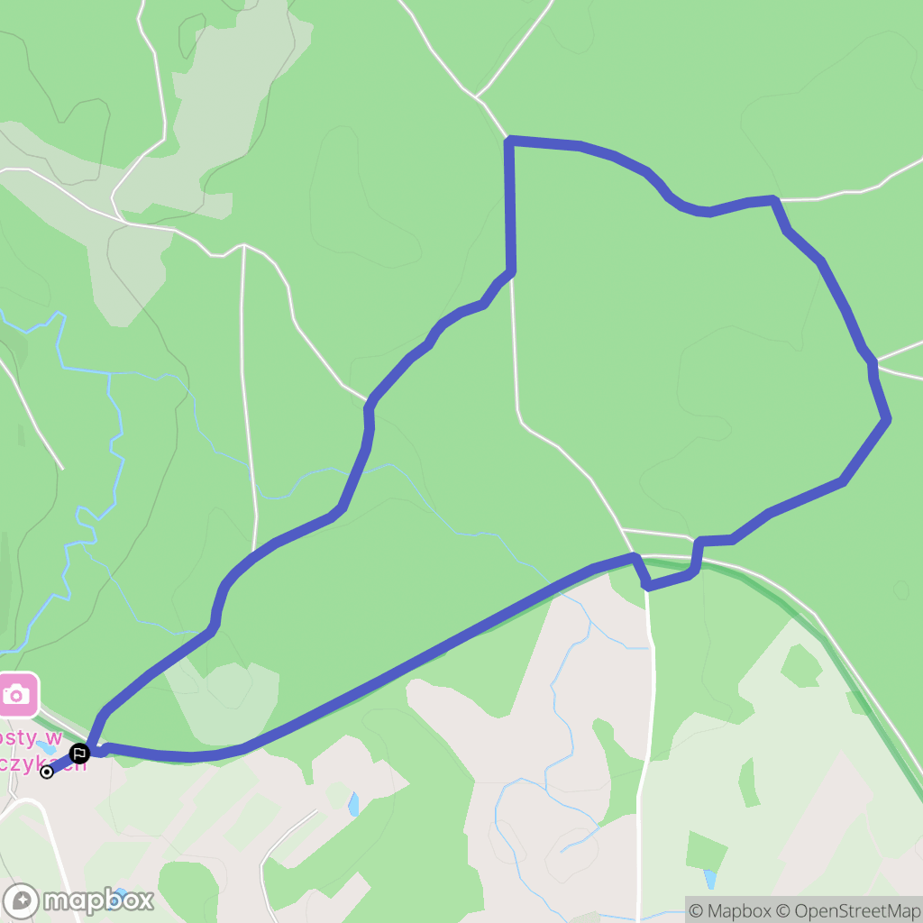 Stańczyki: mapa trasy - Poland