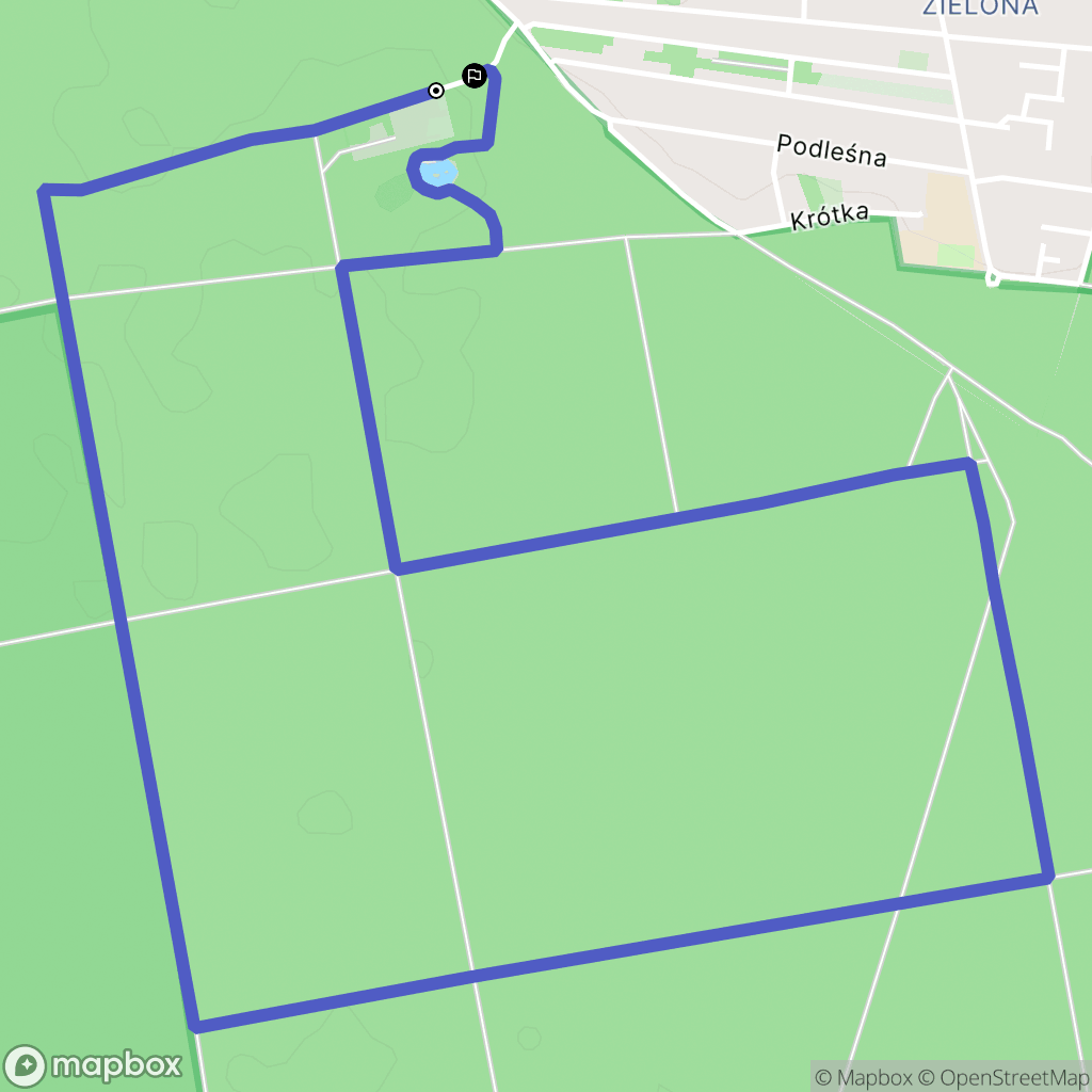 Warszawa: mapa trasy - Poland